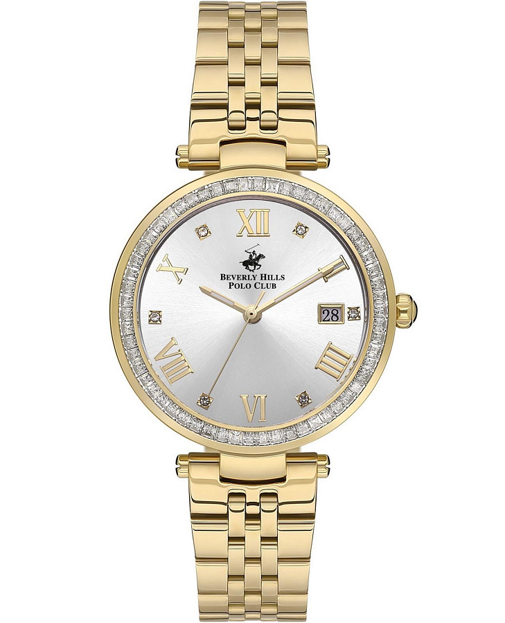Часы Beverly Hills Polo Club BP3583X.130 — женские, серебристый
