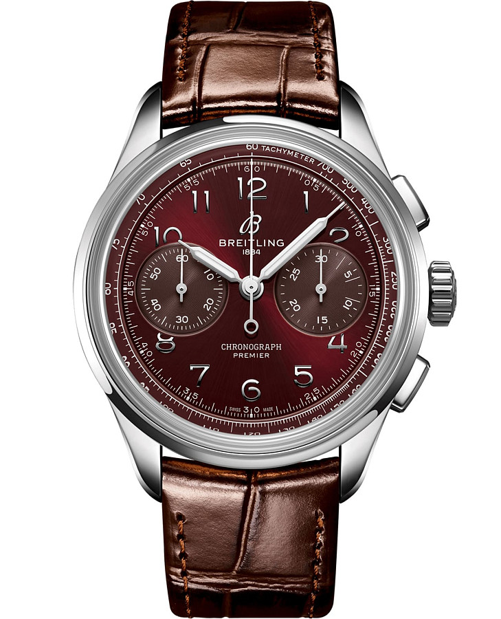 Часы Breitling Premier B09 Chronograph 40 AB0930D41K1P1 — мужские, красный