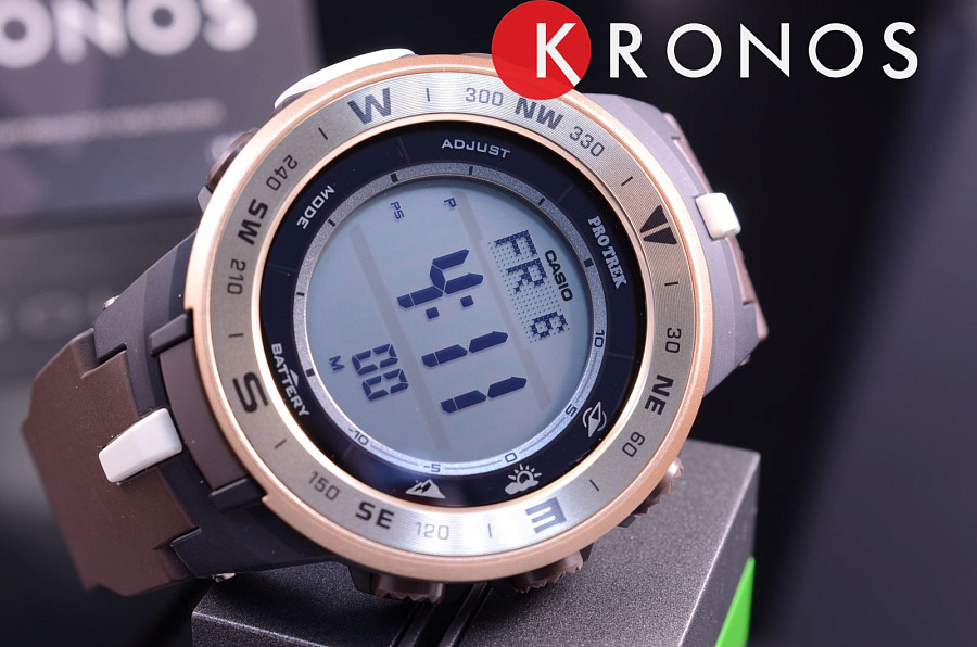 Часы Casio Pro Trek PRG-330GE-5J — кварцевые, пластик