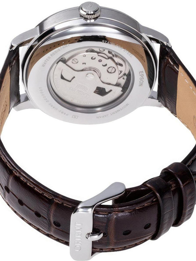 Часы Orient Sun & Moon RA-AK0803Y (RN-AK0803Y) — мужские, коричневый