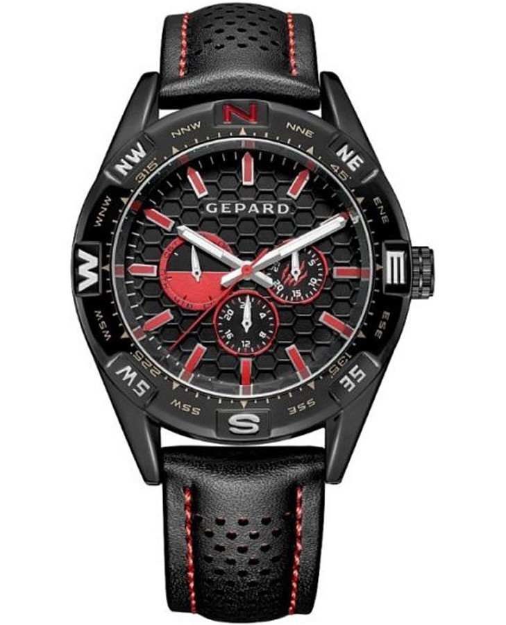 Часы Михаил Москвин Gepard 1237A11L1 — мужские, черный