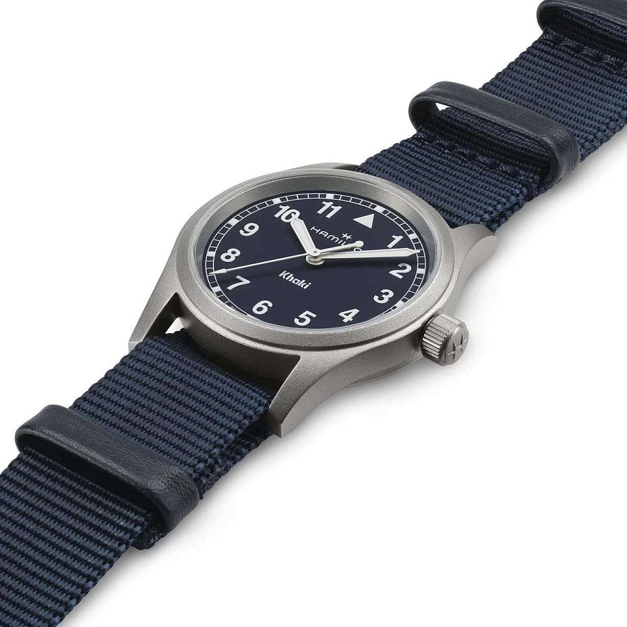 Часы Hamilton Khaki Field Quartz 33mm H69301940 — сталь, Швейцария