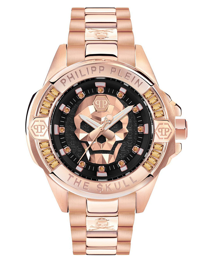 Часы Philipp Plein The Skull PWNAA0922 — мужские, черный