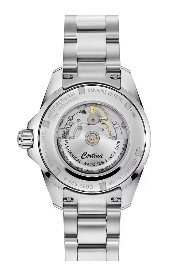 Часы Certina DS Action Gmt Powermatic 80 C032.929.11.041.01 — синий, сталь металл