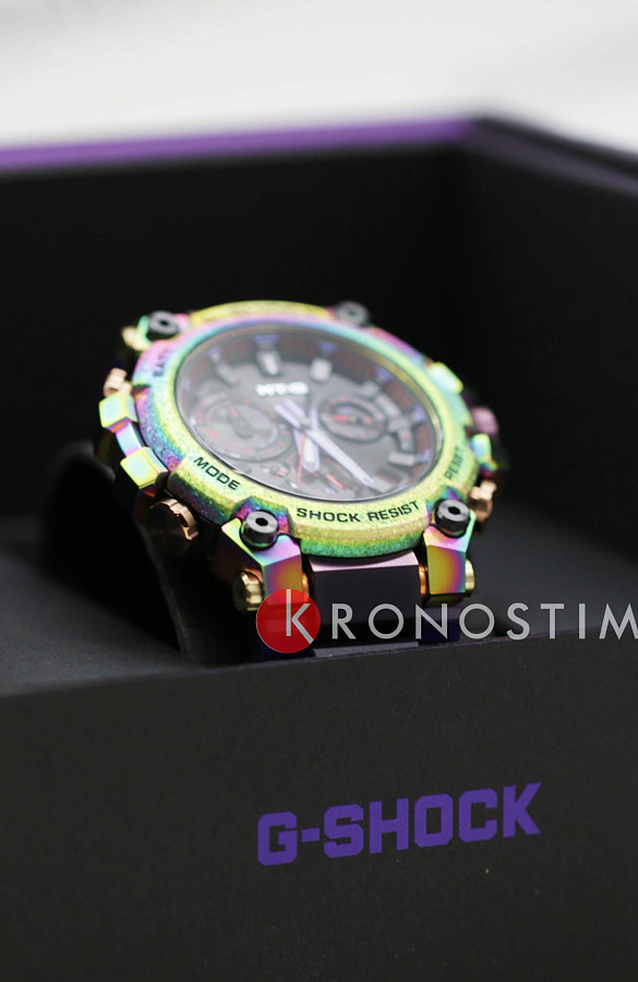 Часы Casio G-Shock MTG-B3000PRB-1A — мужские, электронные