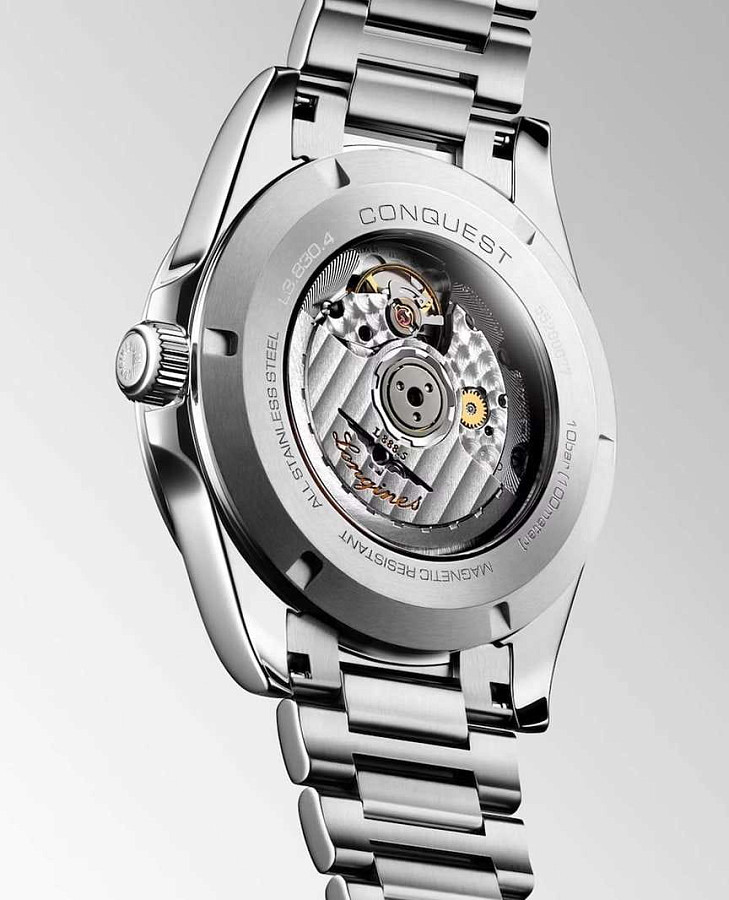 Часы Longines Conquest L3.830.4.02.6 — мужские, нержавеющая сталь