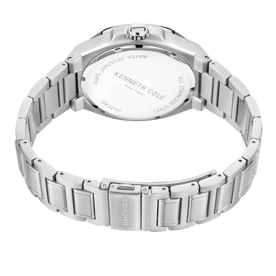 Часы Kenneth Cole Dress Sport KCWGK2218704 — синий, сталь металл