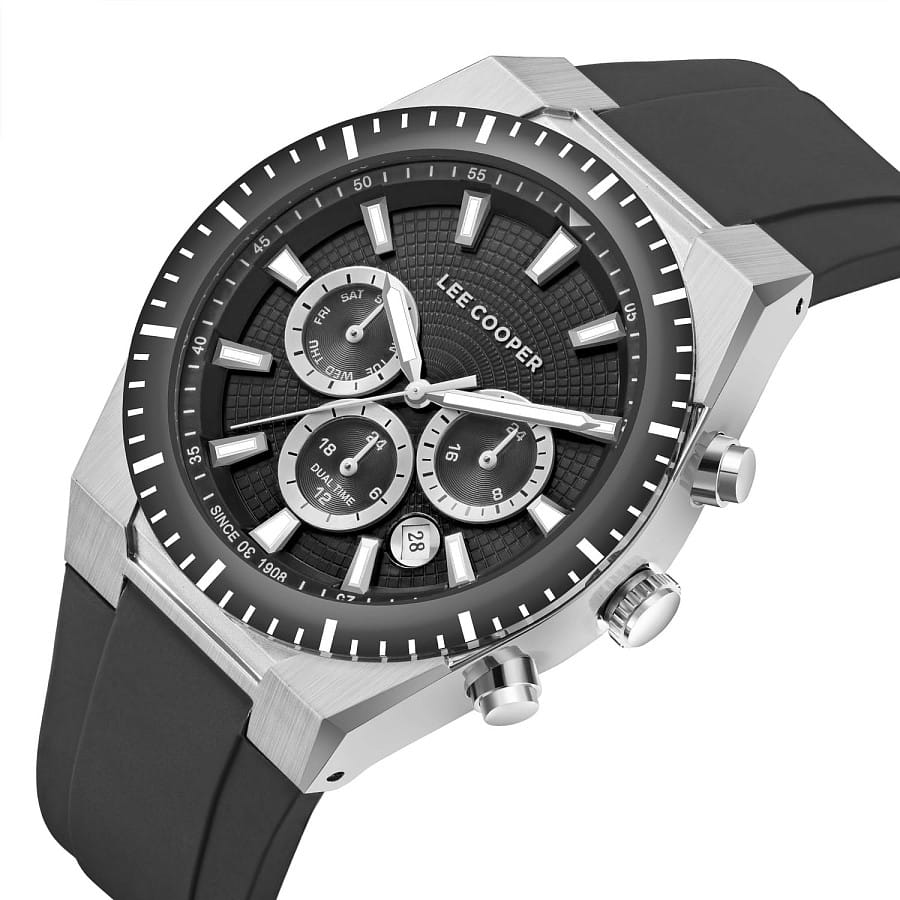 Часы Lee Cooper LC08088.351 — кварцевые, суперметалл металл