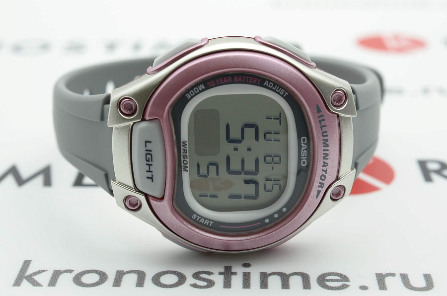Часы Casio Collection LW-203-8A — женские, серый