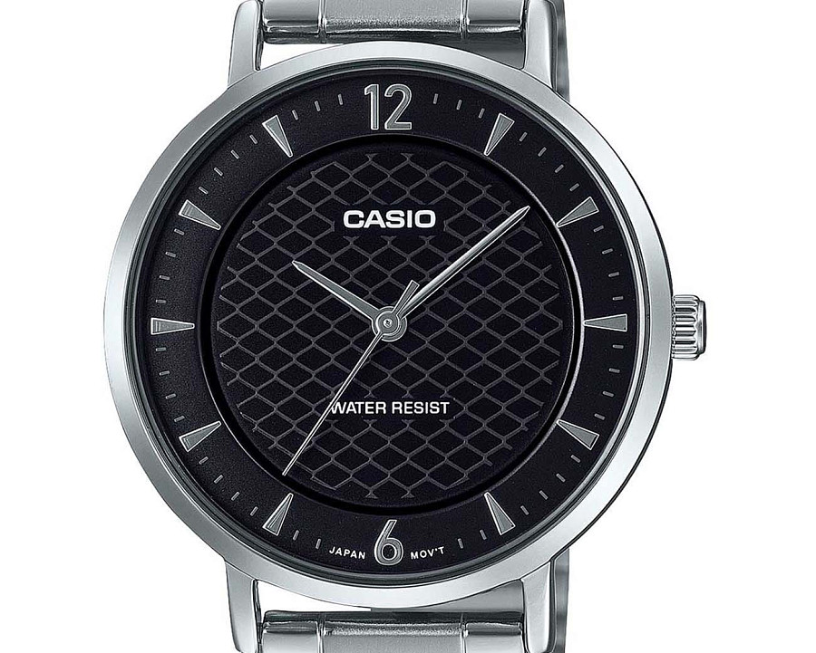 Часы Casio Collection Standard LTP-VT04D-1A — кварцевые, металл сталь
