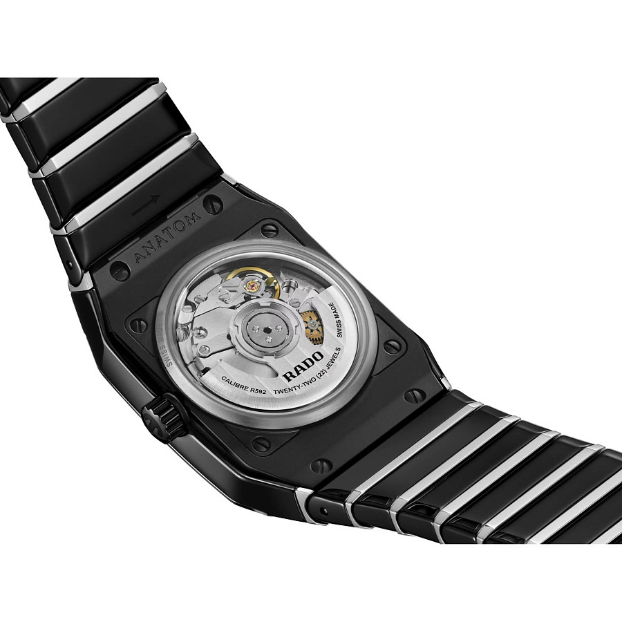 Часы Rado Anatom Automatic R10260152 — сталь + керамические вставки, женские