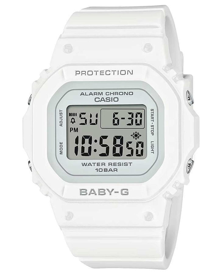 Часы Casio Baby-G BGD-565-7E — женские, белый