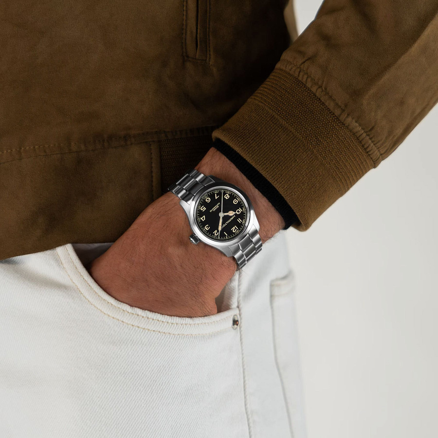 Часы Hamilton Khaki Field Murph H70405130 — сталь, нержавеющая сталь