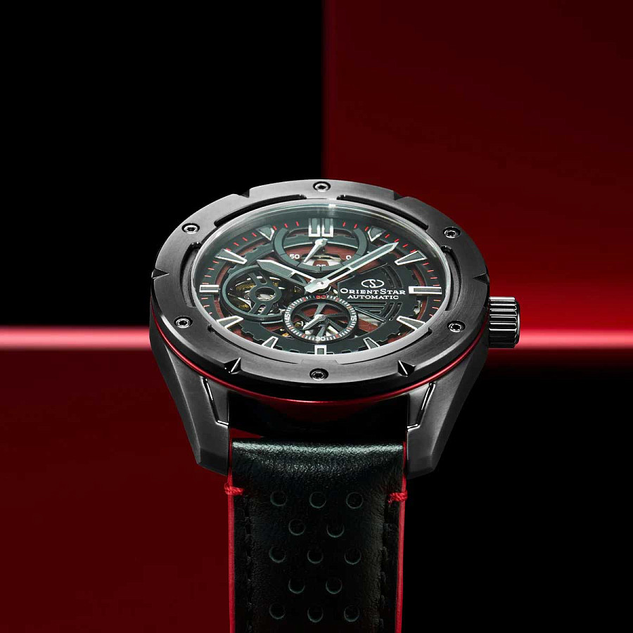 Часы Orient RE-AV0A03B (RK-AV0A03B) — черный, металл сталь