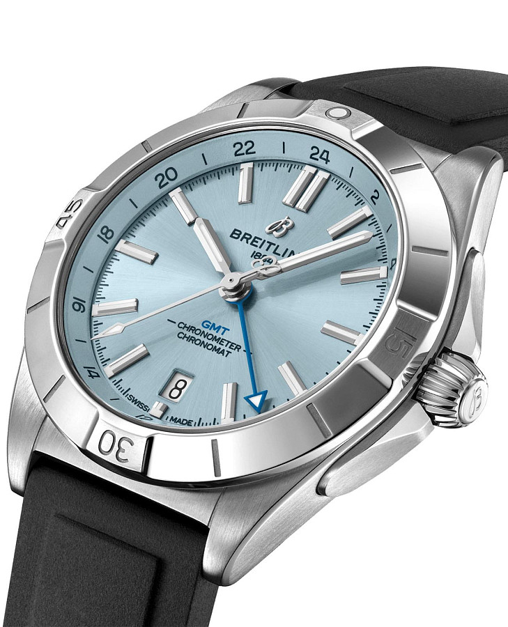 Часы Breitling Chronomat Automatic GMT 40 P32398101C1S1 — механические, металл сталь