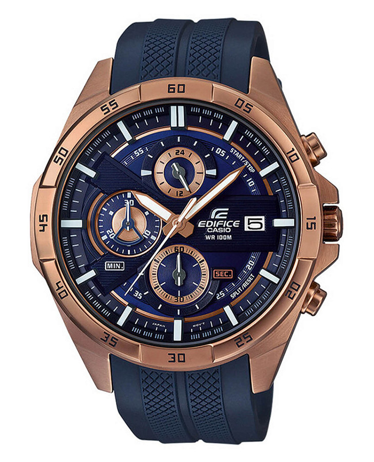 Часы Casio Edifice EFR-556PC-2A — мужские, синий