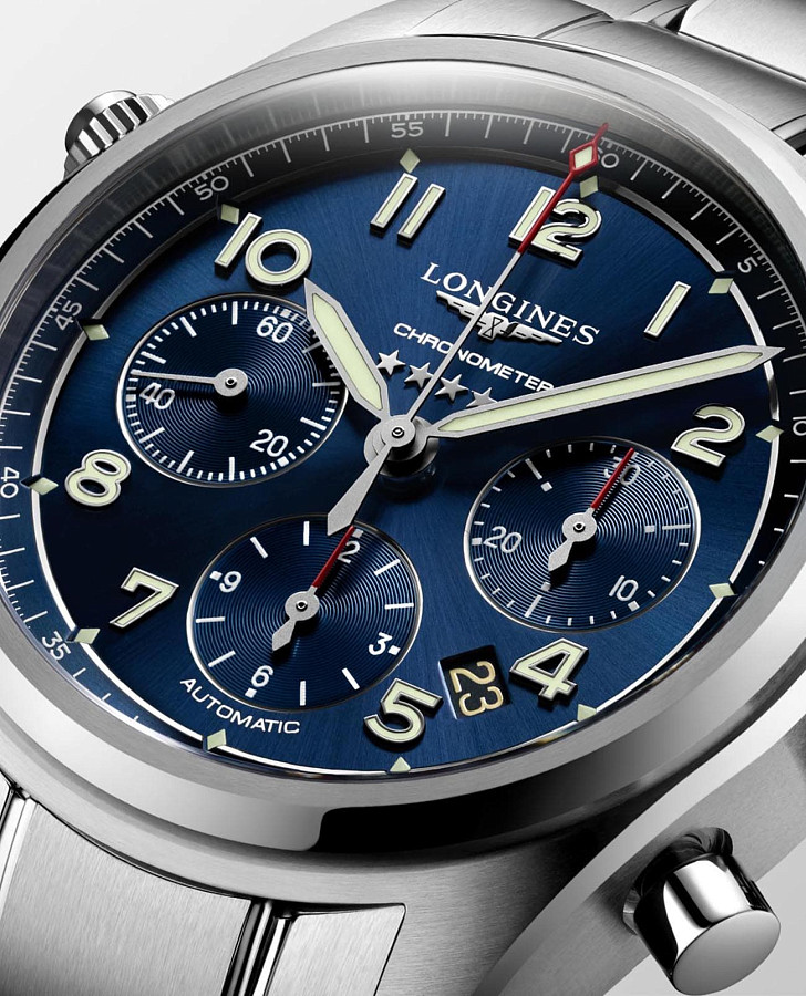 Часы Longines Spirit L3.820.4.93.6 — мужские, нержавеющая сталь