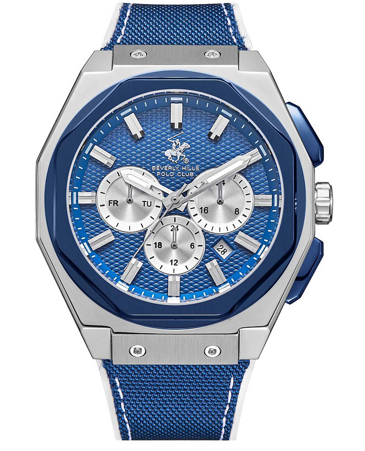 Часы Beverly Hills Polo Club BP3719X.377 — мужские, синий