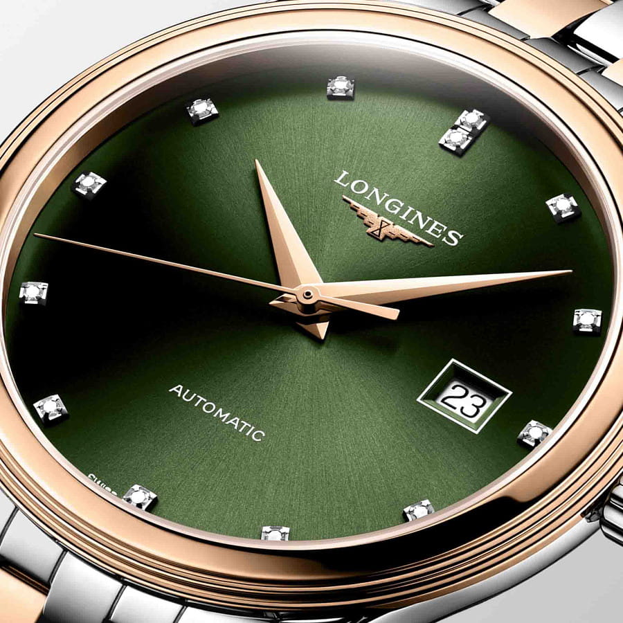 Часы Longines Flagship Classic 40 mm L4.984.3.07.7 — нержавеющая сталь с pvd-покрытием, мужские