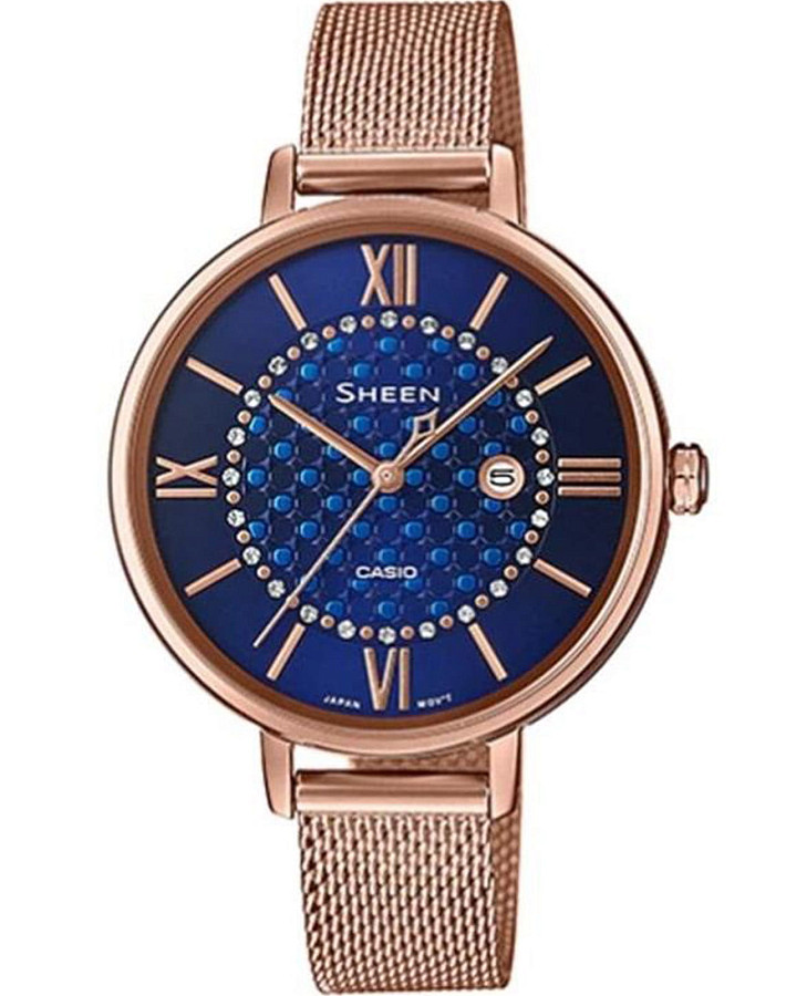 Часы Casio Sheen SHE-4059PGM-2AUDF — женские, синий