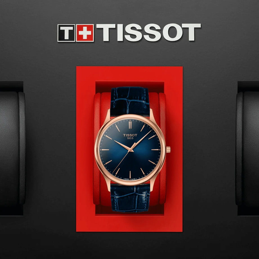 Часы Tissot Excellence 18K Gold T926.410.76.041.00 — кварцевые, золото