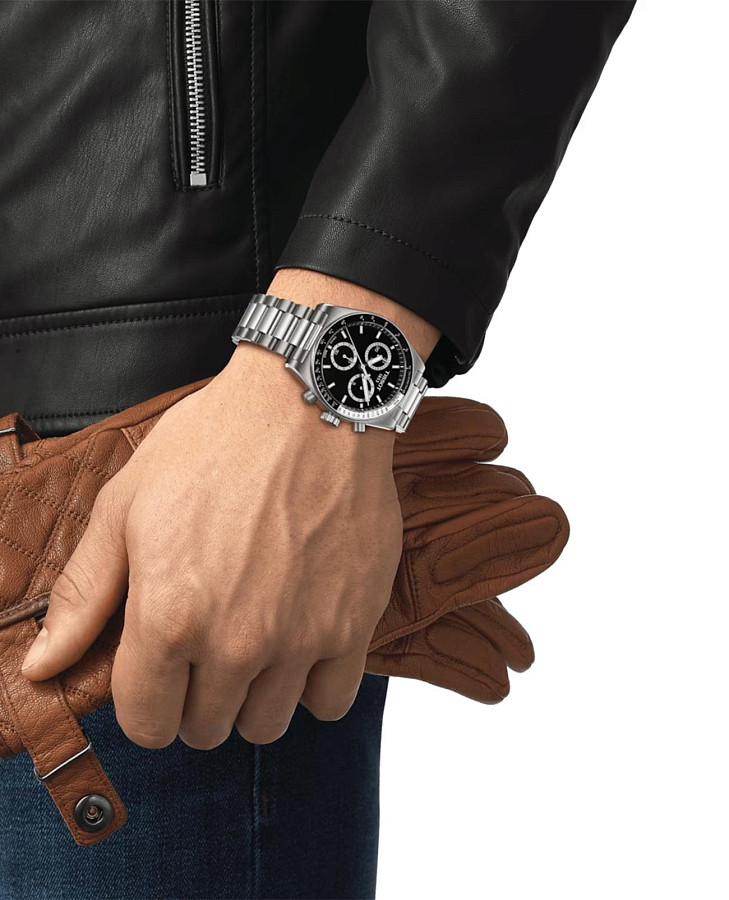 Часы Tissot PRS 516 Chronograph T149.417.11.051.00 — черный, кварцевые
