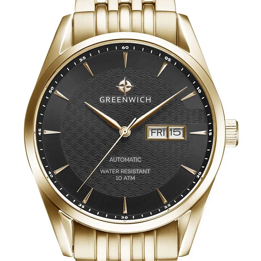 Часы Greenwich Good Luck Classic GW 074.20.31 — механические, сталь металл