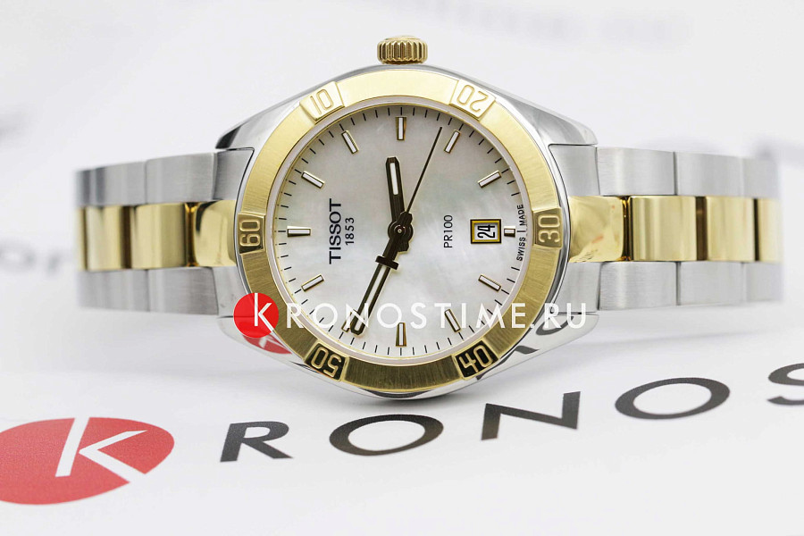 Часы Tissot PR 100 Sport Chic T101.910.22.111.00 — Швейцария, кварцевые
