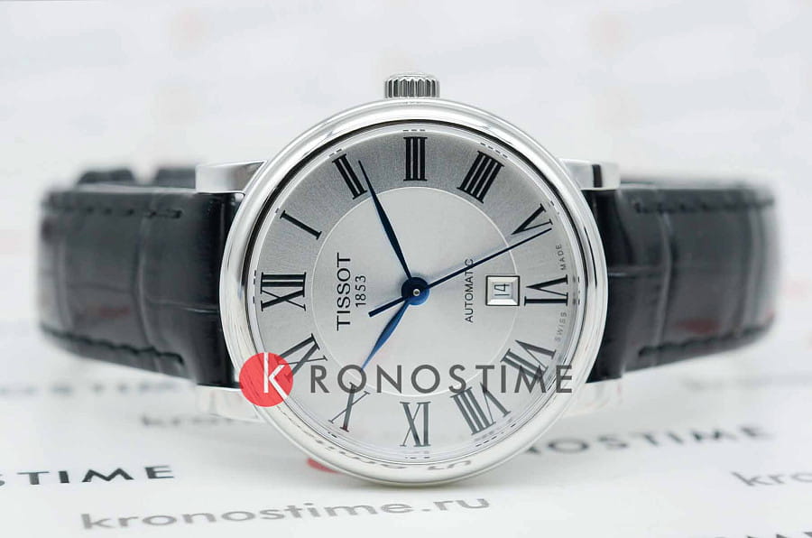 Часы Tissot Carson Premium Automatic Lady T122.207.16.033.00 — механические, сталь металл