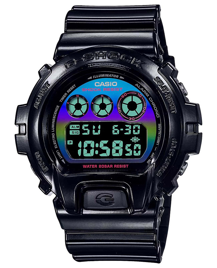 Часы Casio G-Shock DW-6900RGB-1DR (DW-6900RGB-1) — мужские, цветной