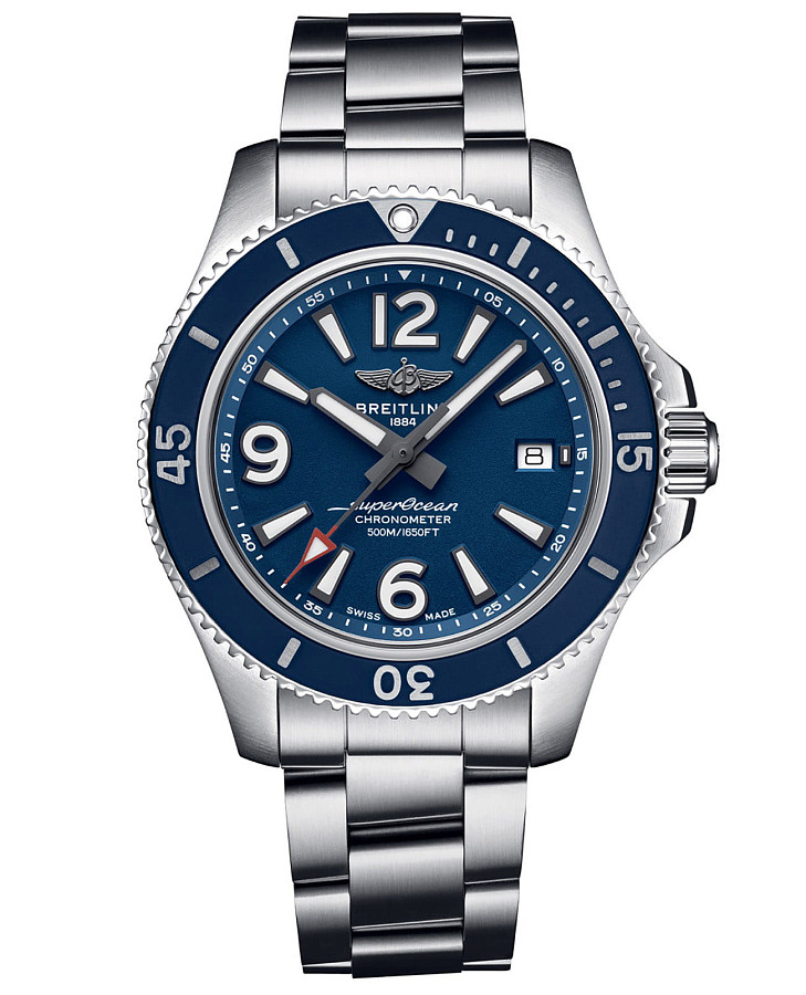 Часы Breitling Superocean Automatic 42 A17366D81C1A1 — мужские, синий