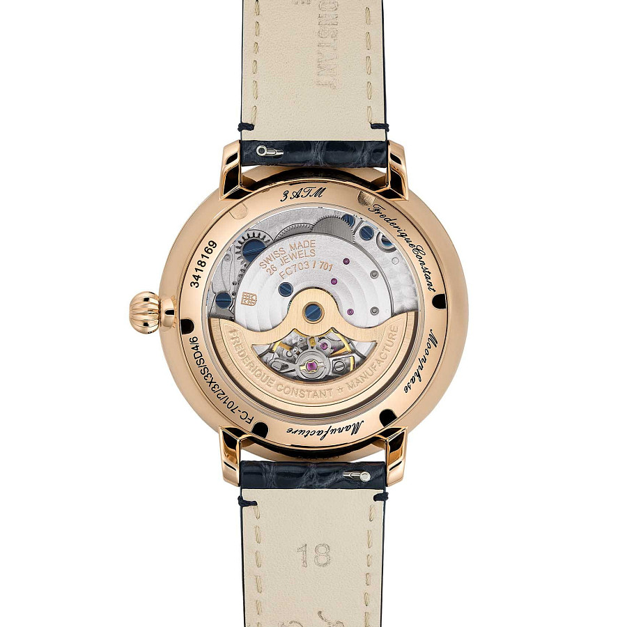 Часы Frederique Constant Slimline Moonphase Stars Manufacture FC-701NSD3SD4 — металл сталь, Швейцария