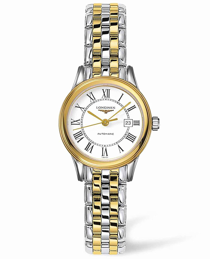 Часы Longines Flagship L4.374.3.21.7 — женские, белый