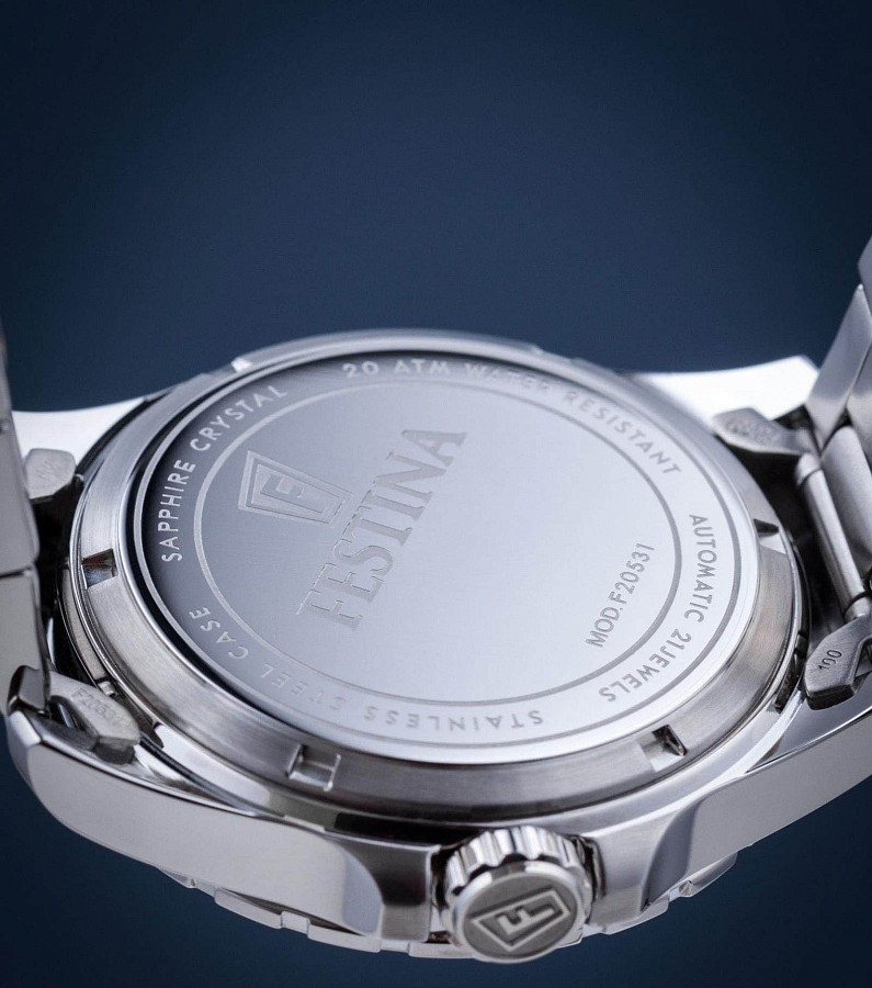 Часы Festina Automatic F20531/4 — металл сталь, мужские, Испания