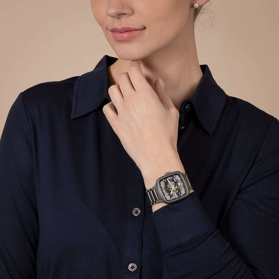 Часы Rado True Square Automatic Skeleton R27196152 — артикул R27196152