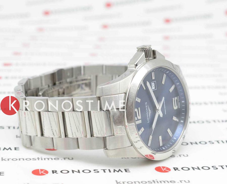 Часы Longines Conquest L3.760.4.96.6 — сталь металл, Швейцария