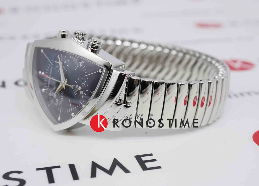 Часы Hamilton Ventura Chrono Quartz H24432141 — сталь, Швейцария
