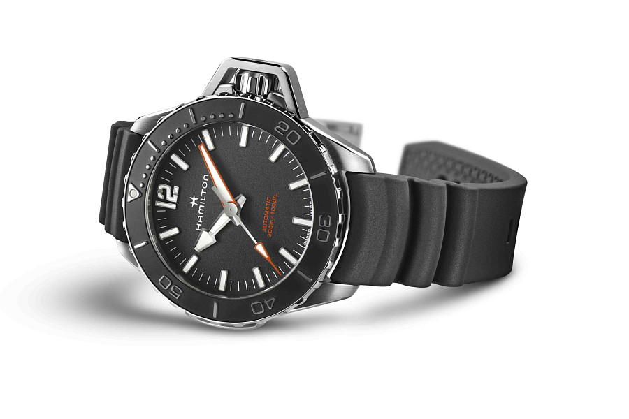 Часы Hamilton Khaki Navy Frogman Auto H77825330 — сталь металл, Швейцария