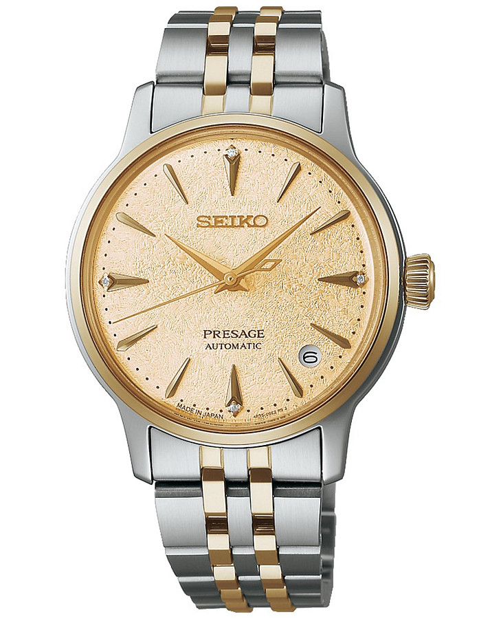 Часы Seiko Presage Cocktail Time SRPL64 — женские, золотой