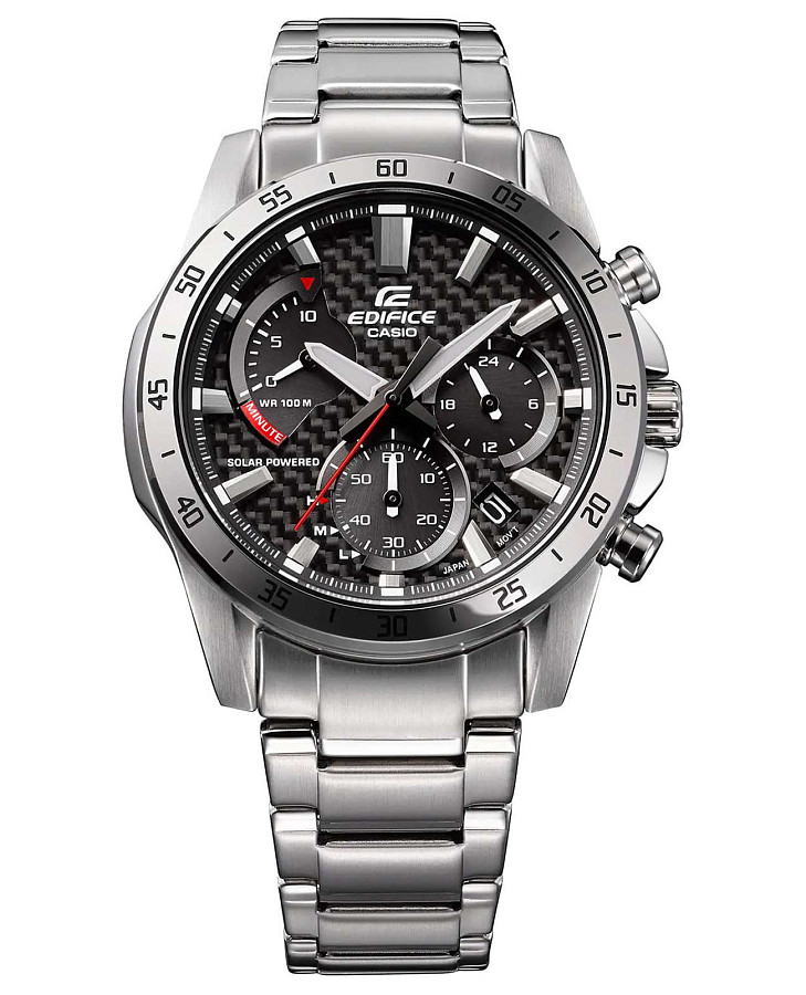 Часы Casio Edifice EQS-930D-1A — мужские, серебристый