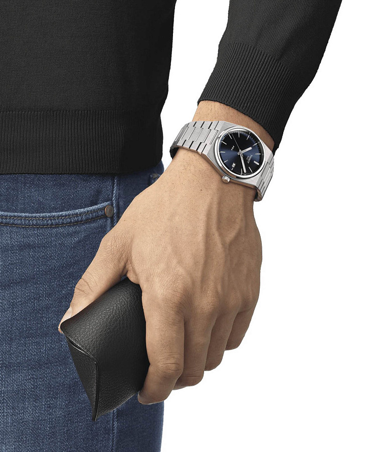 Часы Tissot PRX Ocean Blue T137.410.11.041.00 — серебристый, сталь металл