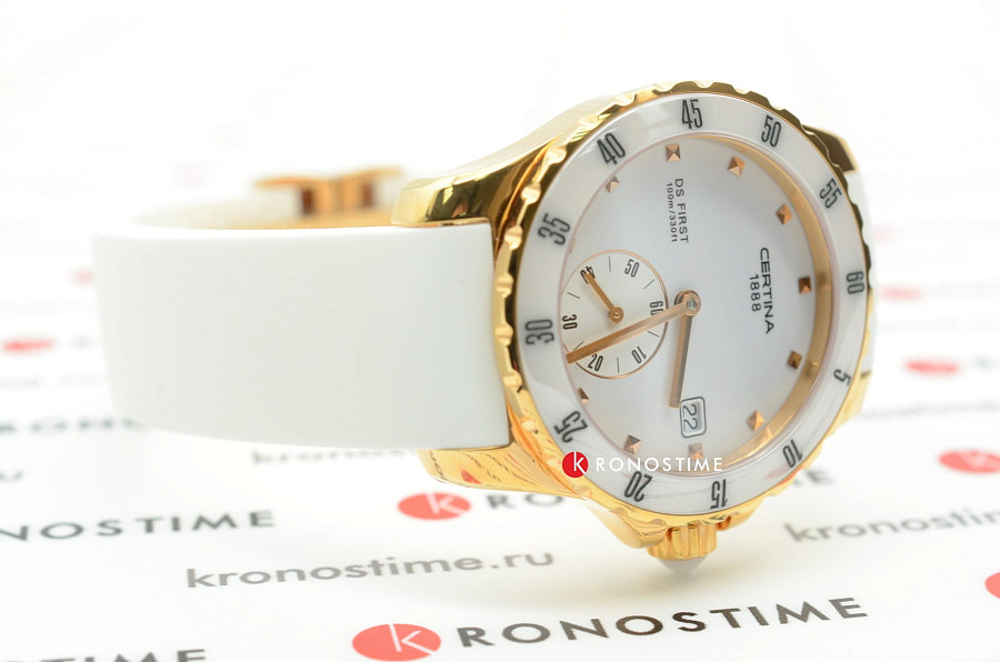 Часы Certina DS First Lady Ceramic C014.235.37.011.00 — кварцевые, сталь металл