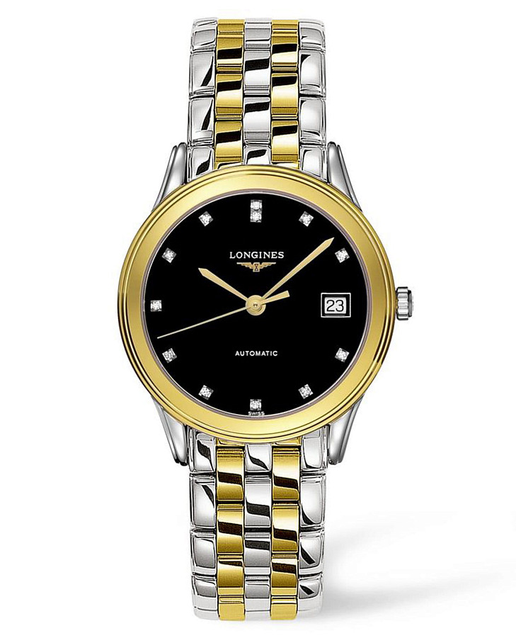Часы Longines Flagship L4.774.3.57.7 — мужские, черный