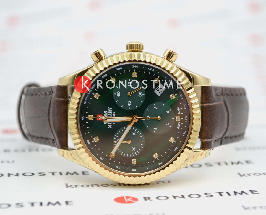 Часы Swiss Military by Chrono SM30207.08 — кварцевые, сталь металл