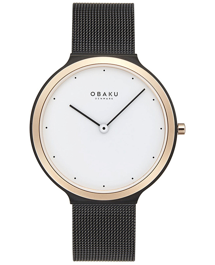 Часы Obaku Mesh V269LXMWMB — женские, белый