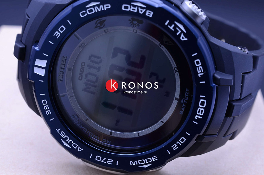 Часы Casio Pro Trek PRW-3100YB-1 — серый, сталь металл пластик