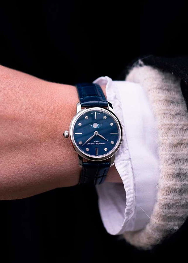 Часы Frederique Constant Slimline Ladies Moonphase FC-206MPND1S6 — артикул FC-206MPND1S6