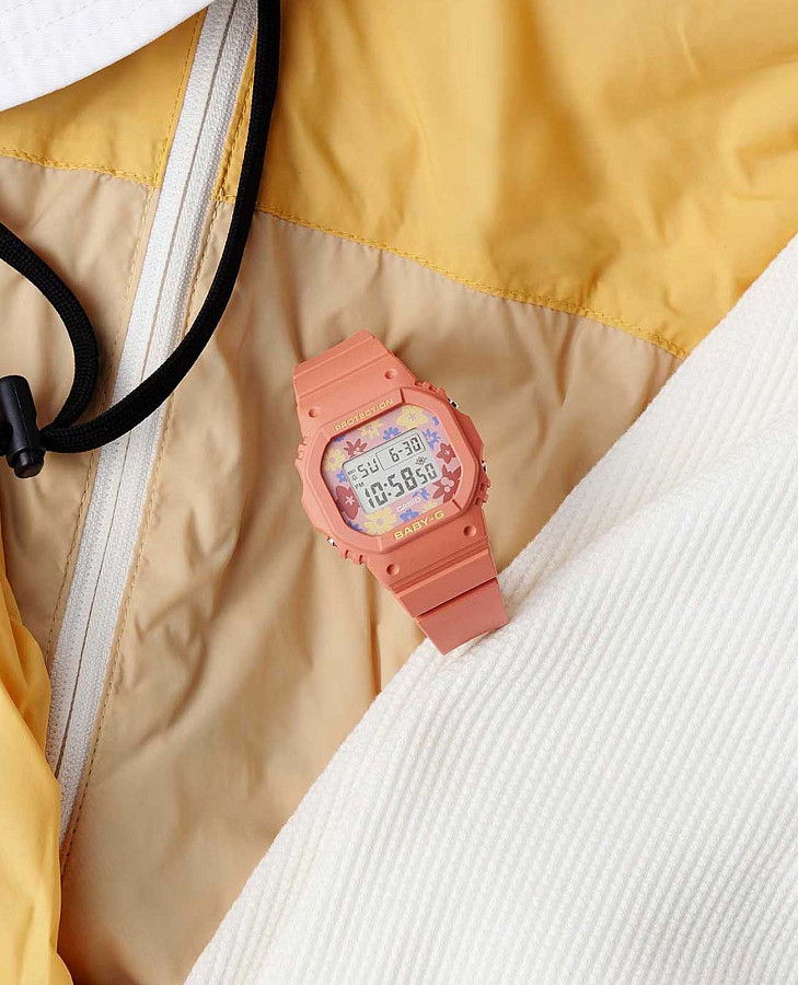 Часы Casio Baby-G BGD-565RP-4 — пластик, женские