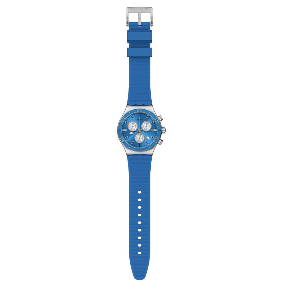 Часы Swatch I New Chrono YVS485 — резина, женские