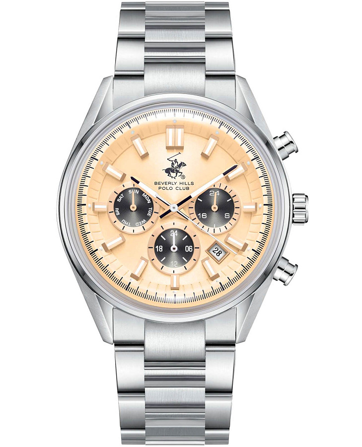 Часы Beverly Hills Polo Club BP3781X.370 — мужские, шампань